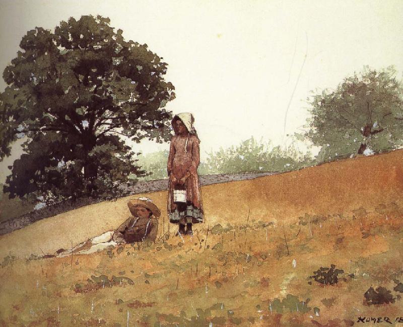 Winslow Homer Boys and girls on the hill